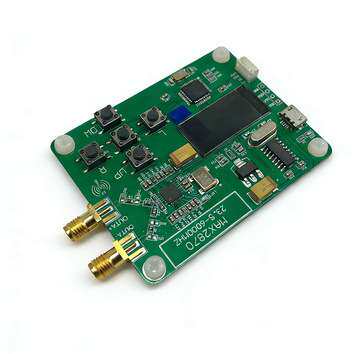 23.5-6000Mhz射频信号源MAX2870高精度0.001Mhz 0.96寸OLED屏串口
