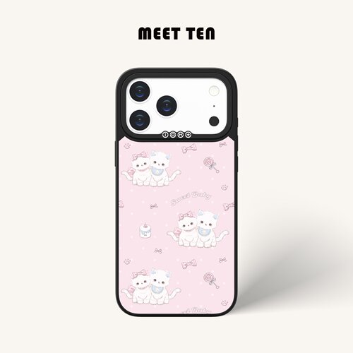 MeetTen森林早报情侣小猫手机壳