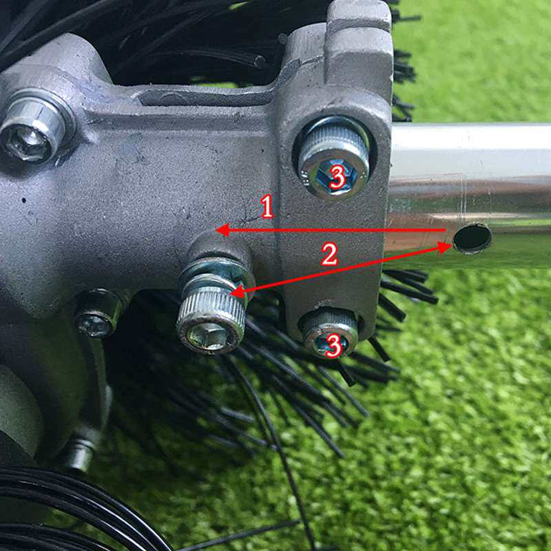 小型汽油刷草器 手持背负式学校操场草坪梳理机 园林草坪刷草机