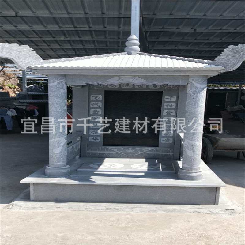 石雕厂家花岗岩墓碑墓地陵园石碑刻字中国黑汉白玉公墓家族墓土墓
