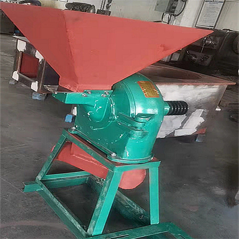 小茴香调料磨粉机不锈钢齿盘粉碎机树脂颗粒除尘破碎机