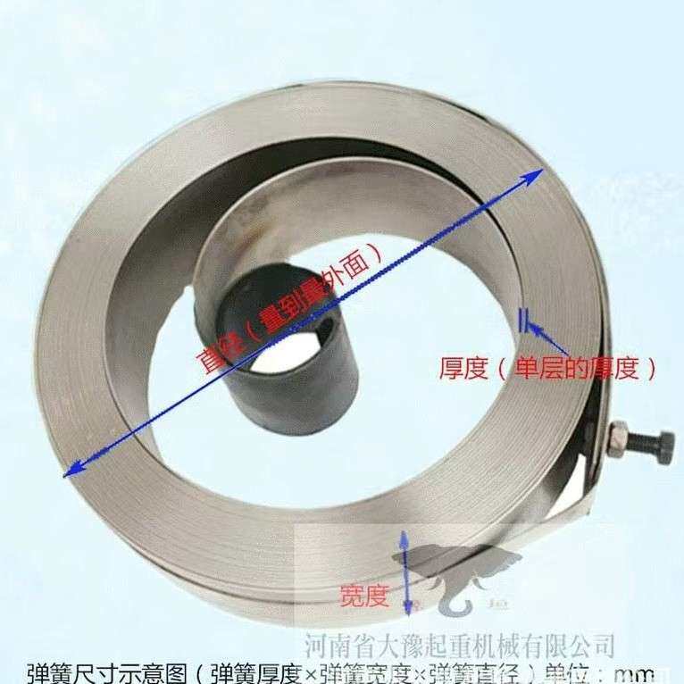 卷筒弹簧电缆卷筒弹簧.发条起重机抓斗电磁吸盘使用弹簧电动平车