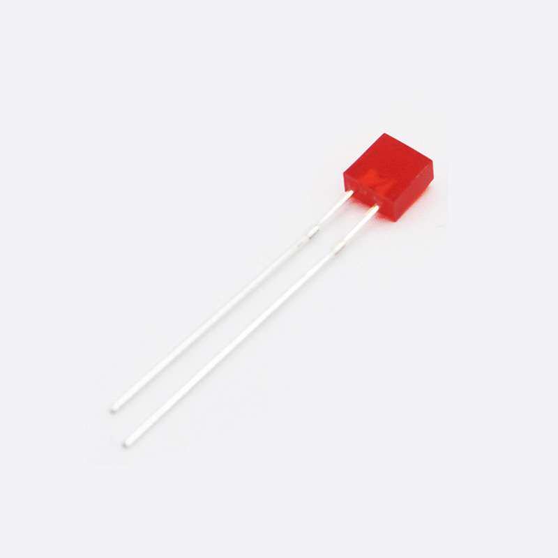 LED发光二极管2X5X5mm方形带色短脚 红发红黄发黄绿发普绿LED灯珠