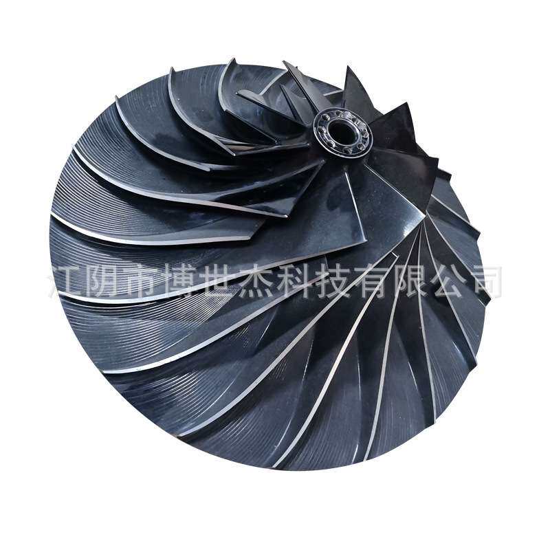 工业吸气高压风机叶轮直流鼓风机叶轮定 制涡轮配件厂家