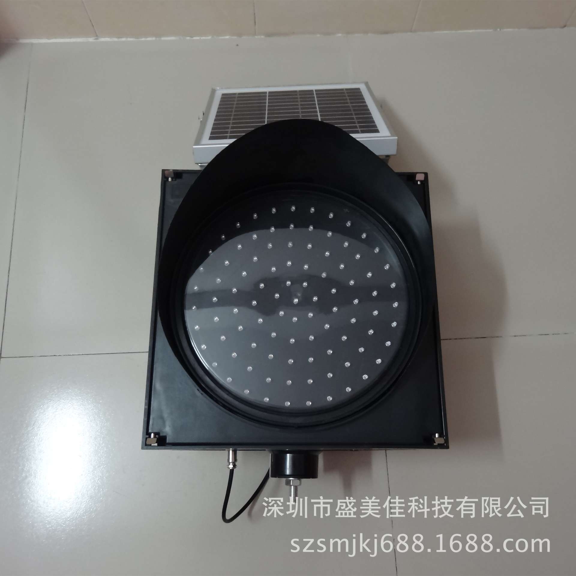 智能同频闪烁太阳能雾灯太阳能黄闪灯加慢字灯太阳能频闪灯警示灯