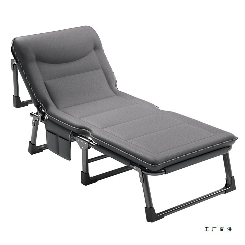 简易办公室午休折叠床小床工位午睡神器行军床单人躺椅可折叠可躺