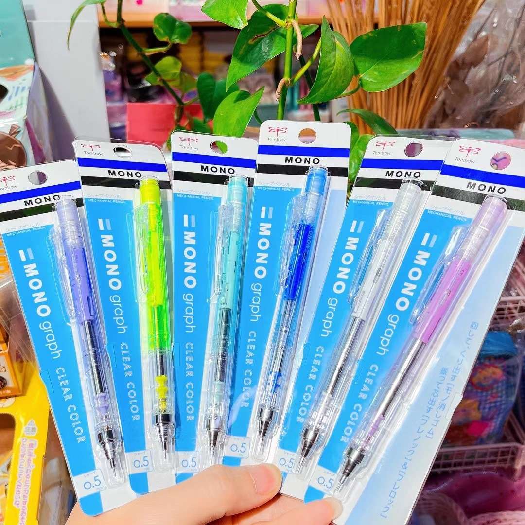 新款 蜻蜓TOMBOW新品果冻色自动铅笔X878S摇摇出铅低重心自动铅笔
