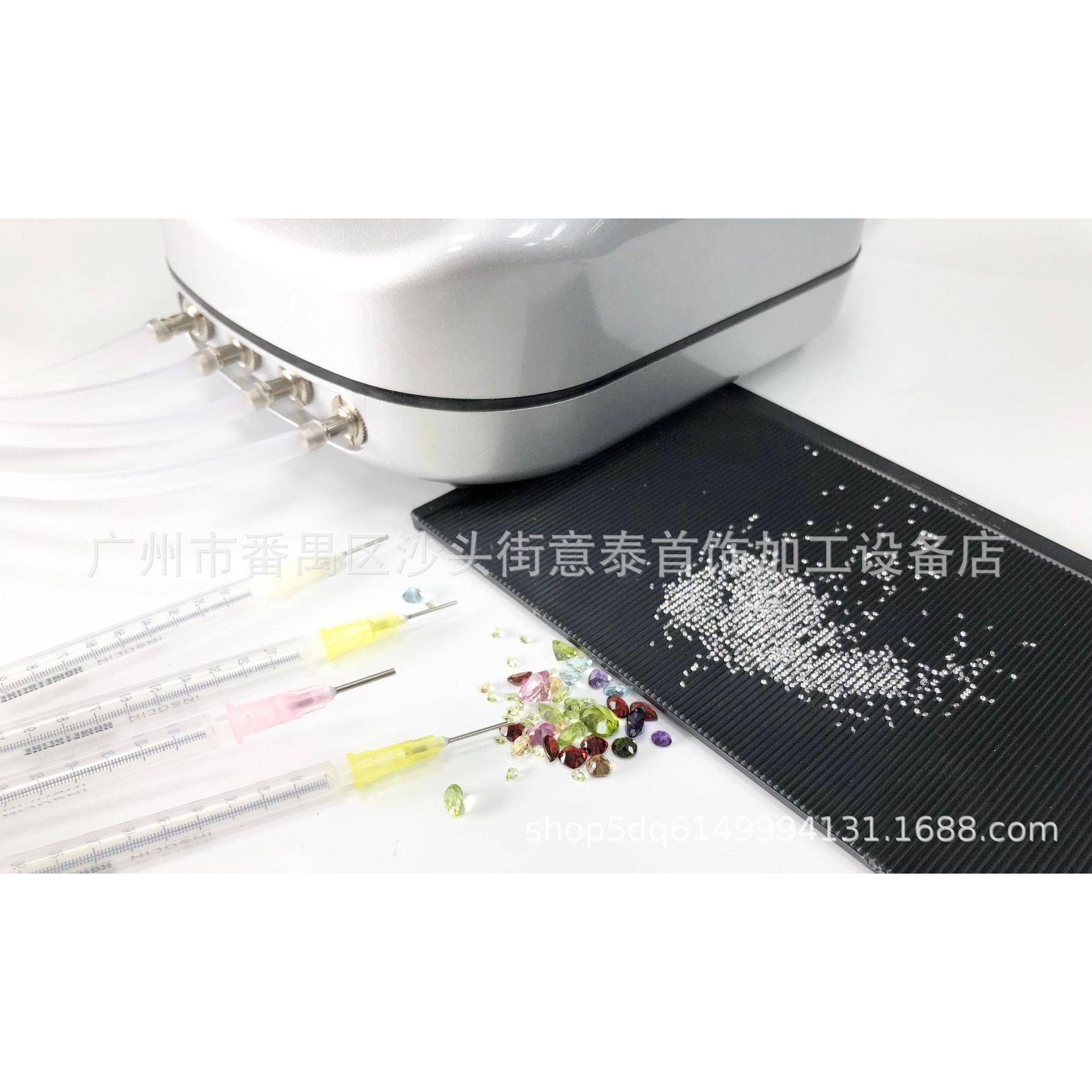 吸机吸石机点钻机首饰器材工具蜡镶四头吸石器水钻粘石机胶管胶水