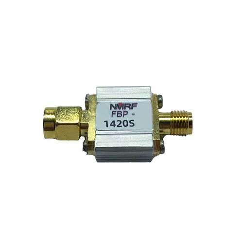 1420MHz 射电天文专用SAW带通滤波器，80MHz带宽，SMA接口滤波器