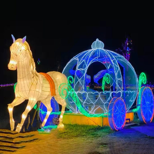大型景区户外LED仿动物草坪灯