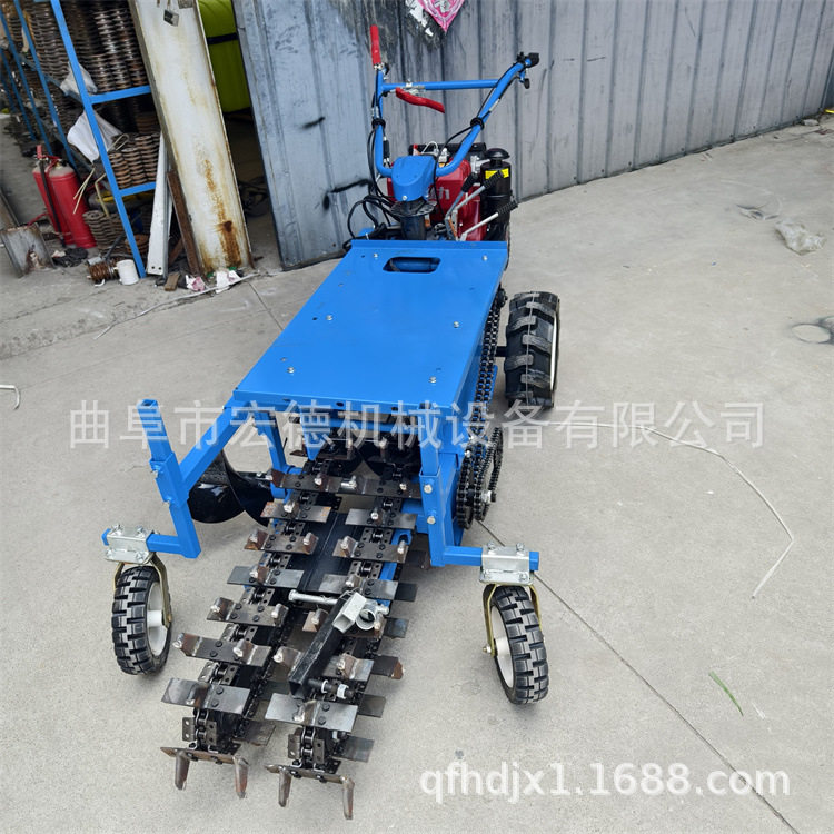 链条开沟机 小型开槽埋管线缆挖沟机 工程农田排水农用链式挖沟机