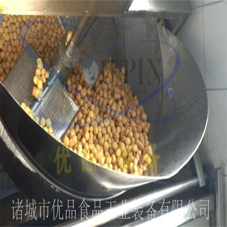 新型自动搅拌豆腐豆皮油炸锅