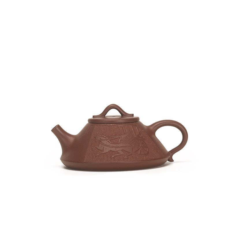 宜兴紫砂壶精品泡茶壶批代发纯手工中式单N壶茶具正宗紫泥石瓢壶