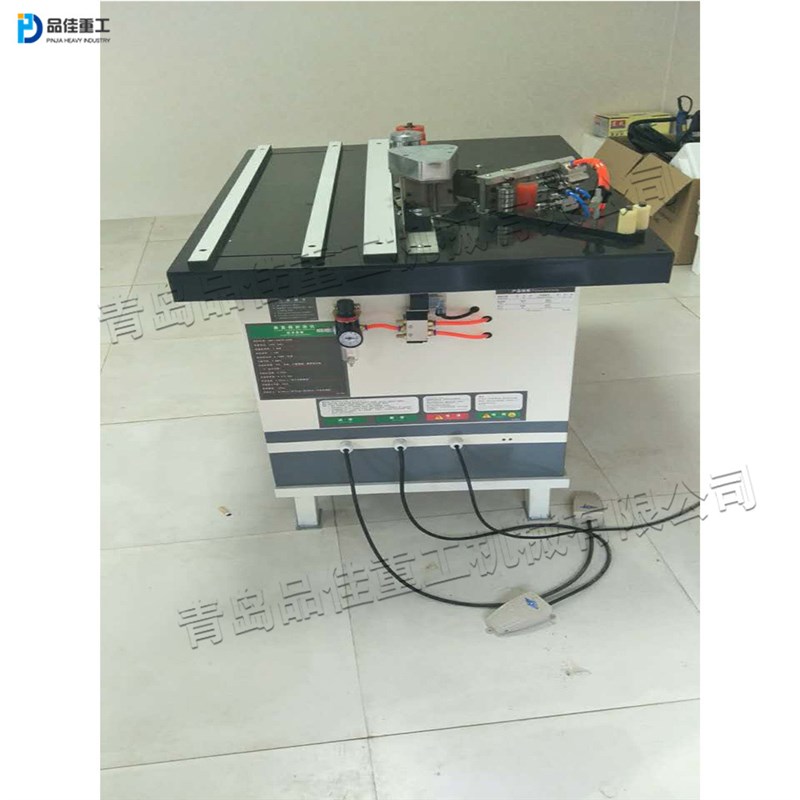 全自动断带封边机 o弧形不规则边框包边机 家具异型曲面封边设备