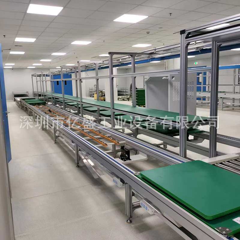 储能家用电池倍速链装配流水线工业悬挂式显示屏生产线 按需设计