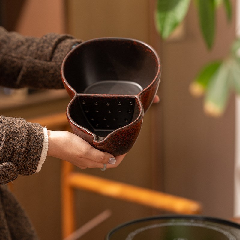 新中式茶饮煮茶器茶碗茶汤分离茶馆养笙煮茶壶大容量电陶炉火山石