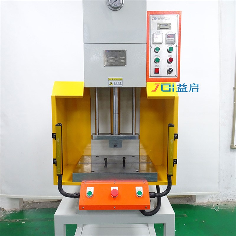 3T小型台式单臂压床五金铝材零件D压装液压冲床工件组装油压压力