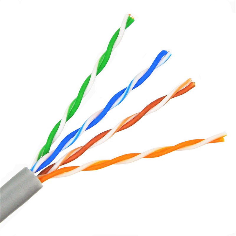 cat5e超五类网络线 0.52纯铜包银/高导铝双绞线 宽带监控网线
