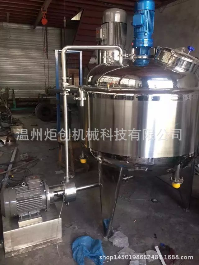 供应2000L反应釜 电加热反应锅 不锈钢反应锅 内外盘管机械反应锅