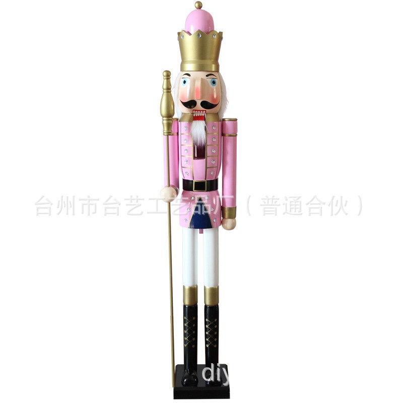 现货大型胡桃夹子15m0CM士兵木偶人1.5米酒店圣诞节装饰工艺品摆