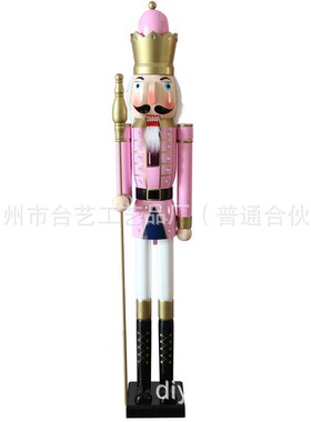 现货大型胡桃夹子15m0CM士兵木偶人1.5米酒店圣诞节装饰工艺品摆