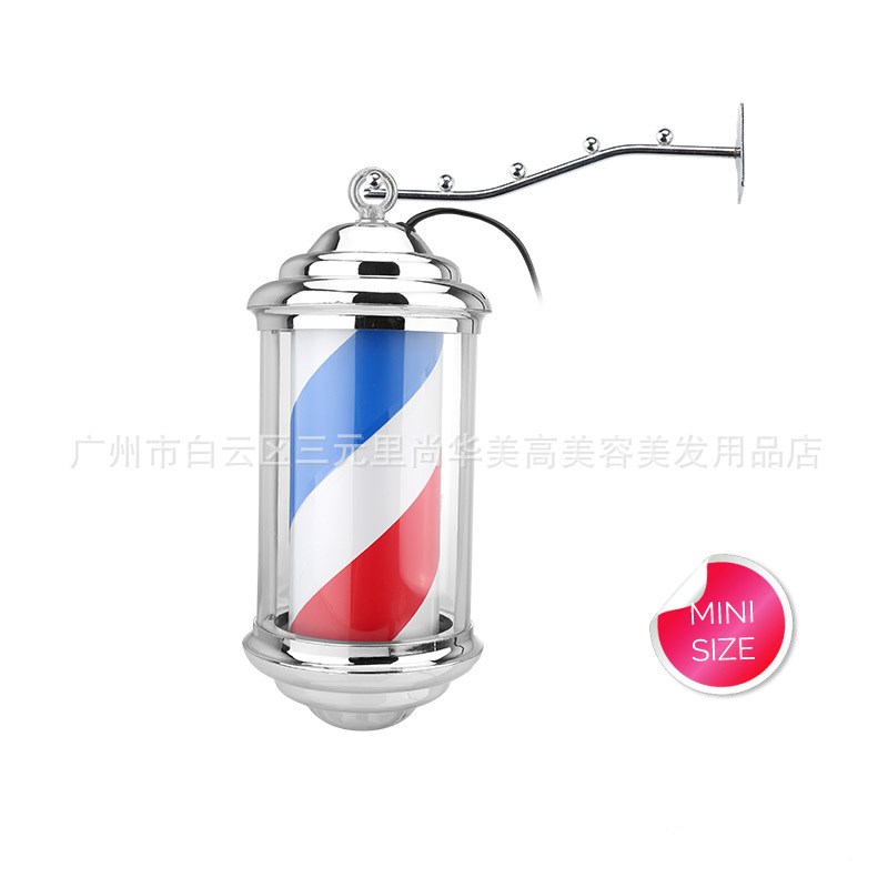 欧式庭院别墅复古LED美发理发店发廊转灯罗马R灯宫灯标志灯美发灯