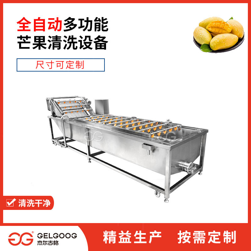 自动芒果清洗风干流水线