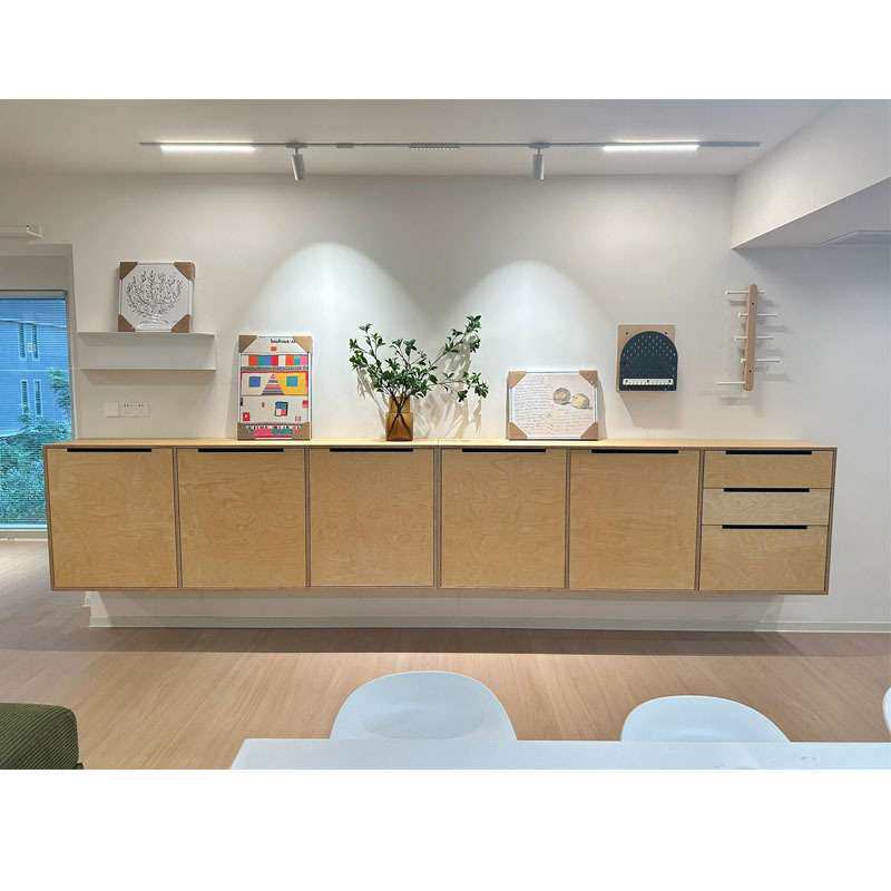 原木日式餐边柜储物柜置物柜现代客厅收纳柜设计师实木民宿玄关柜