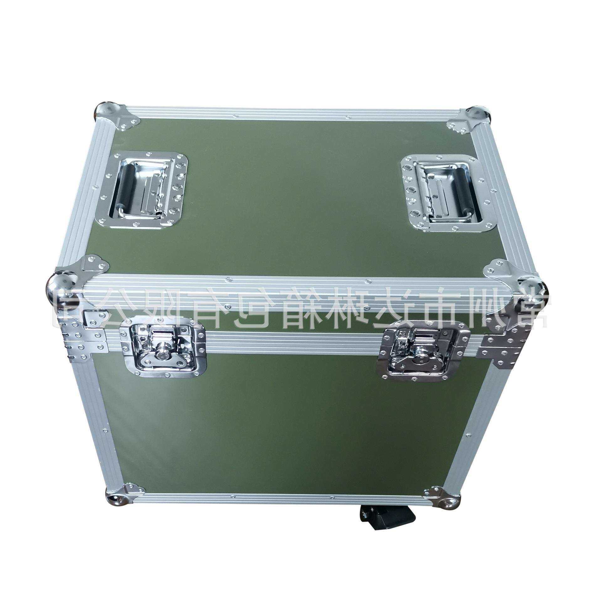 航空箱军绿色拉杆箱减震仪器箱品质运输器材箱