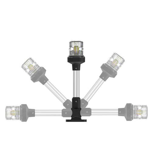 LED航行灯USCG船灯信号灯不锈钢可调底座9英寸12V/ 24VDC