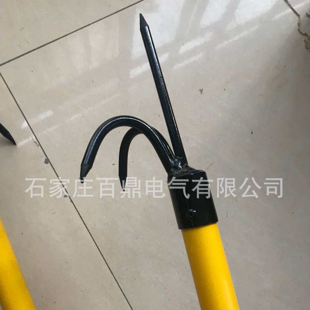 绝缘三齿耙/异物钩35kv 绝缘三齿耙 异物钩 绝缘工具百鼎