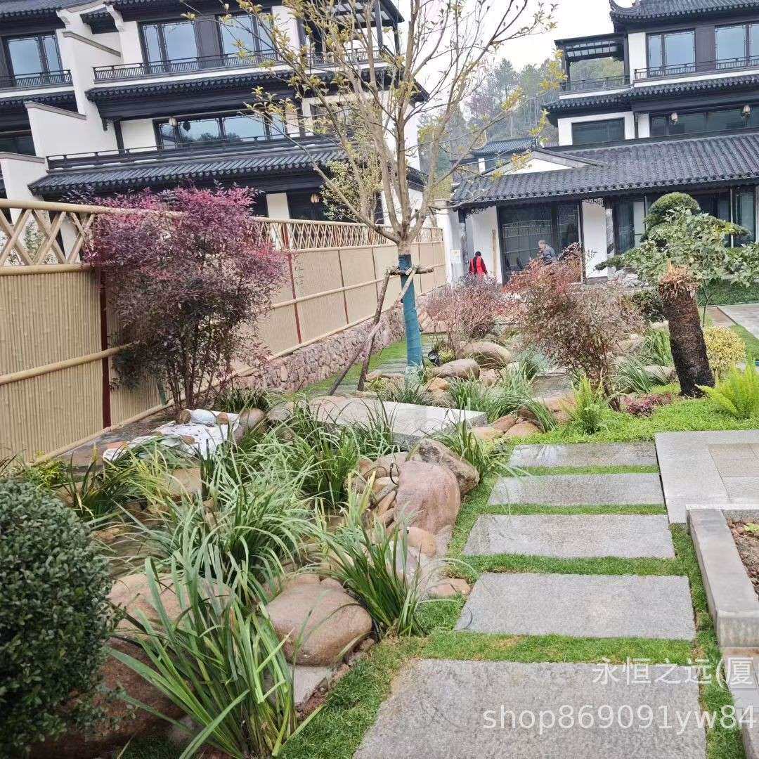 源销仿真竹子篱笆塑料人造竹子PVC竹竿竹排栏栅防腐耐腐欢迎验厂