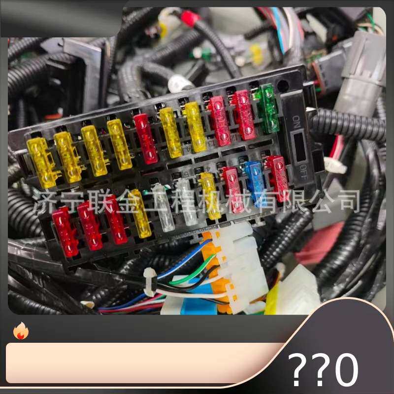 XIAO松PC600-8 6D140发动机喷油嘴线束