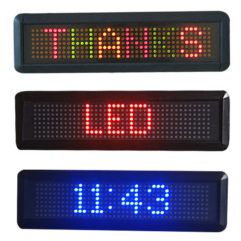 跨境室内全彩LED屏幕门头屏成品全彩屏P7.62LED显示长条屏专用