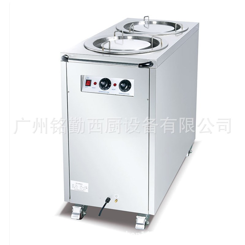 商用双头电热保温暖碟车v 不锈钢酒店暖碟工作车 暖碟机
