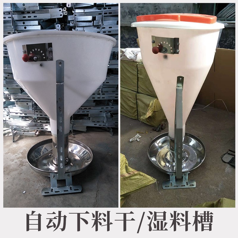 猪用干湿料槽耐用干湿保育料槽母猪自动圆盘大R猪育肥养猪设备小