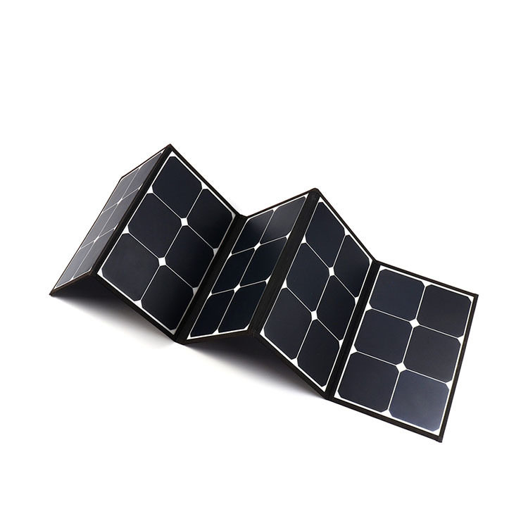 SUNPOWER23%转化率电池片100W太阳能折叠包便携式应急充电器