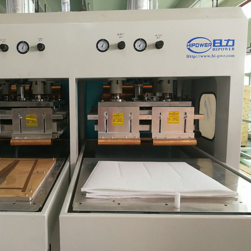 凝胶头枕自动滑台高频同步s熔断机 TPU冰凉脖颈项圈高周波焊接机