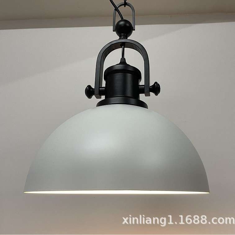 工业风怀旧灯罩复古铁艺loft酒吧咖啡美式餐厅民宿吧台设计师吊灯