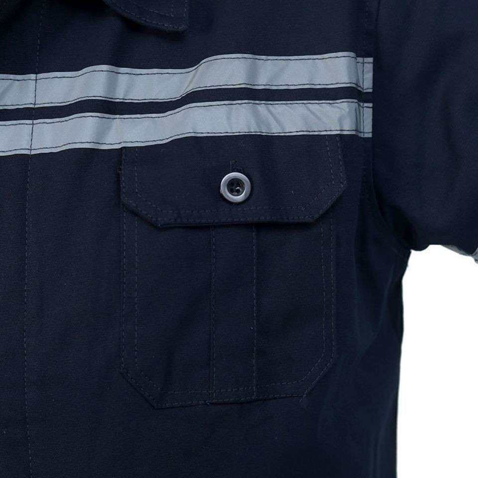 煤矿工作服 井下用矿服男春秋款加厚防烫耐磨棉帆布劳保矿