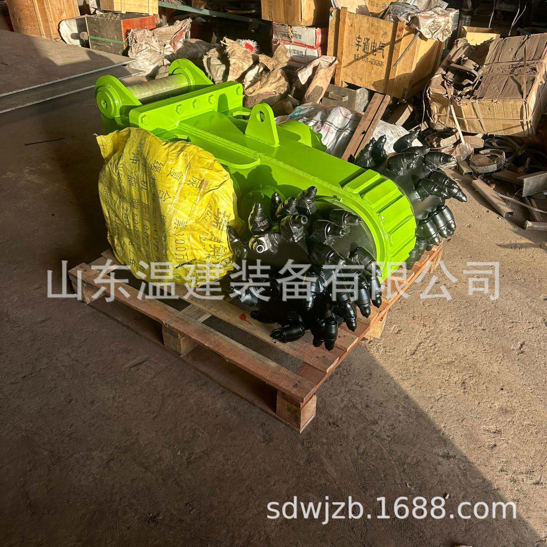 挖掘机改装纵向铣挖头温建卡特挖机铣挖头铣挖机截齿配件
