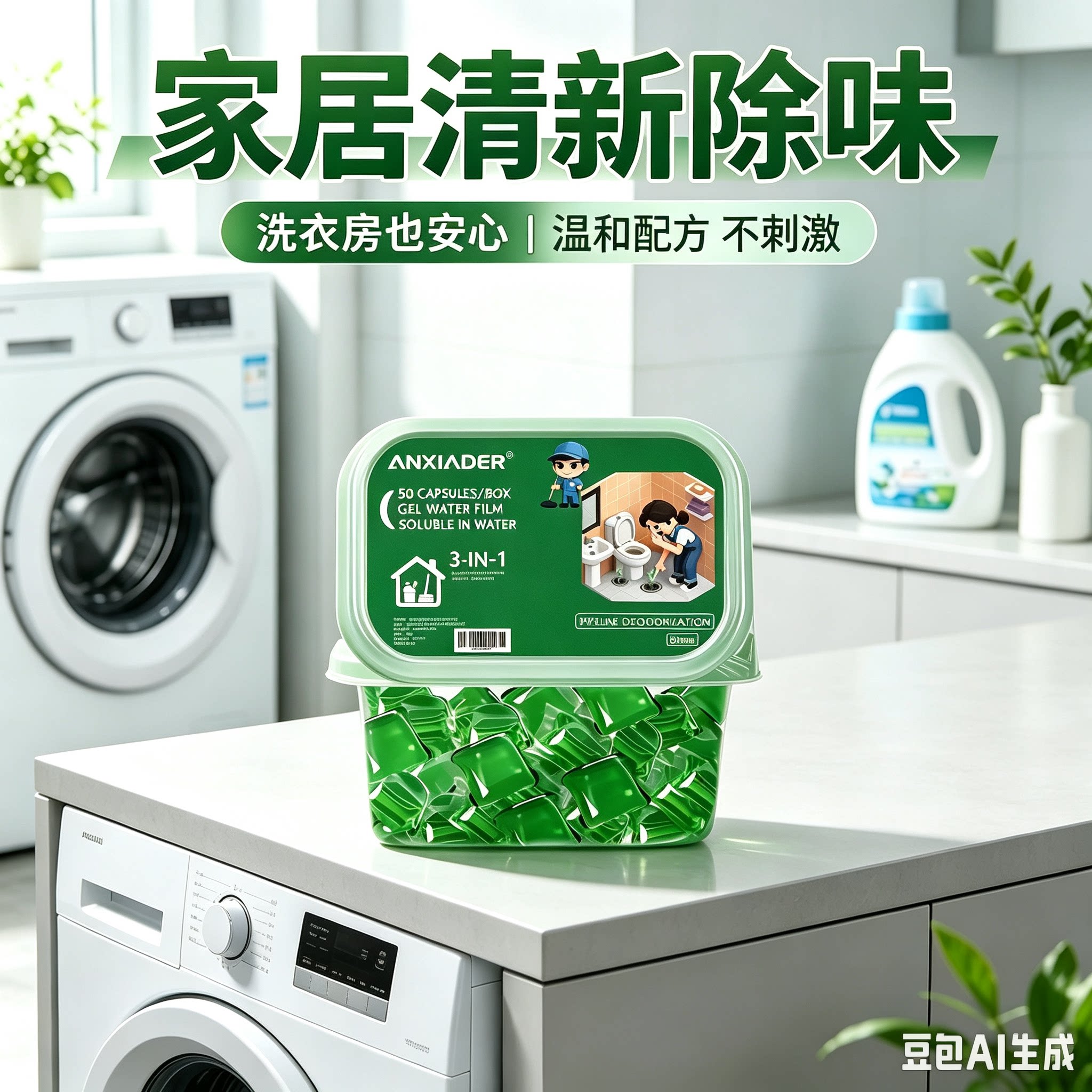 【官方正品】地漏下水道防返臭卫生间厕所厨房除臭味清新凝珠wy9