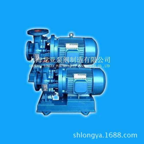 销售ISWD25-160AHT200供水循环管道泵 ISWR型卧式单级管道离心泵1