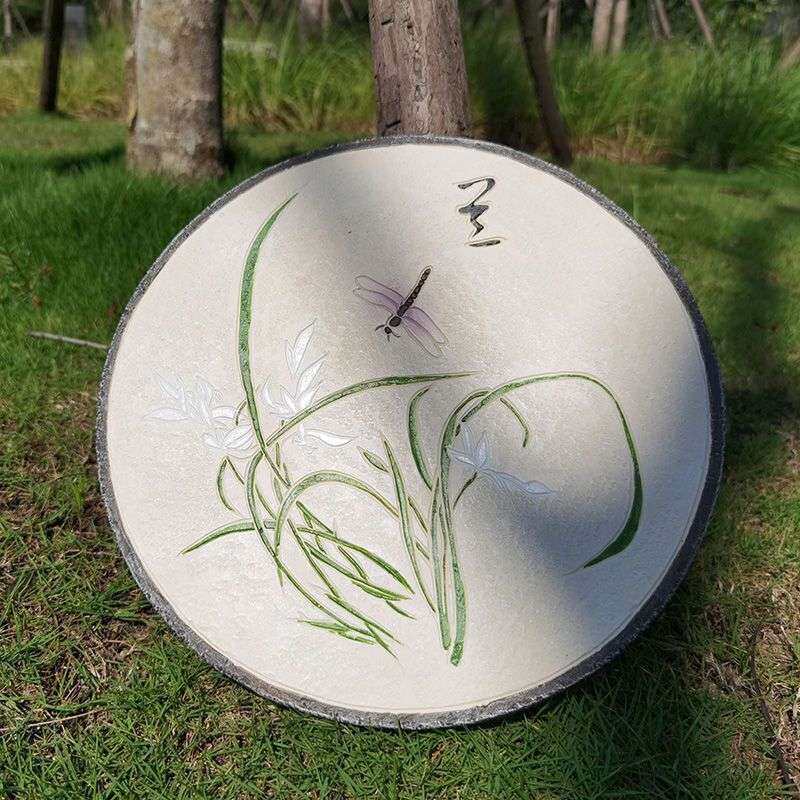 幼儿园过道户外别墅小区草坪踏步石室内圆形庭院花园手工垫脚石