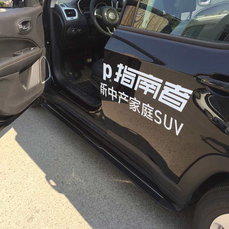 适用吉普指南者黑金刚固定侧踏板AKM厂家直销越野车一件代发改装