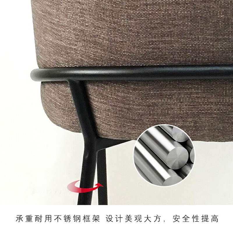 北欧餐椅现代简约家用靠背椅子创意咖啡厅成人凳子餐厅休闲椅子