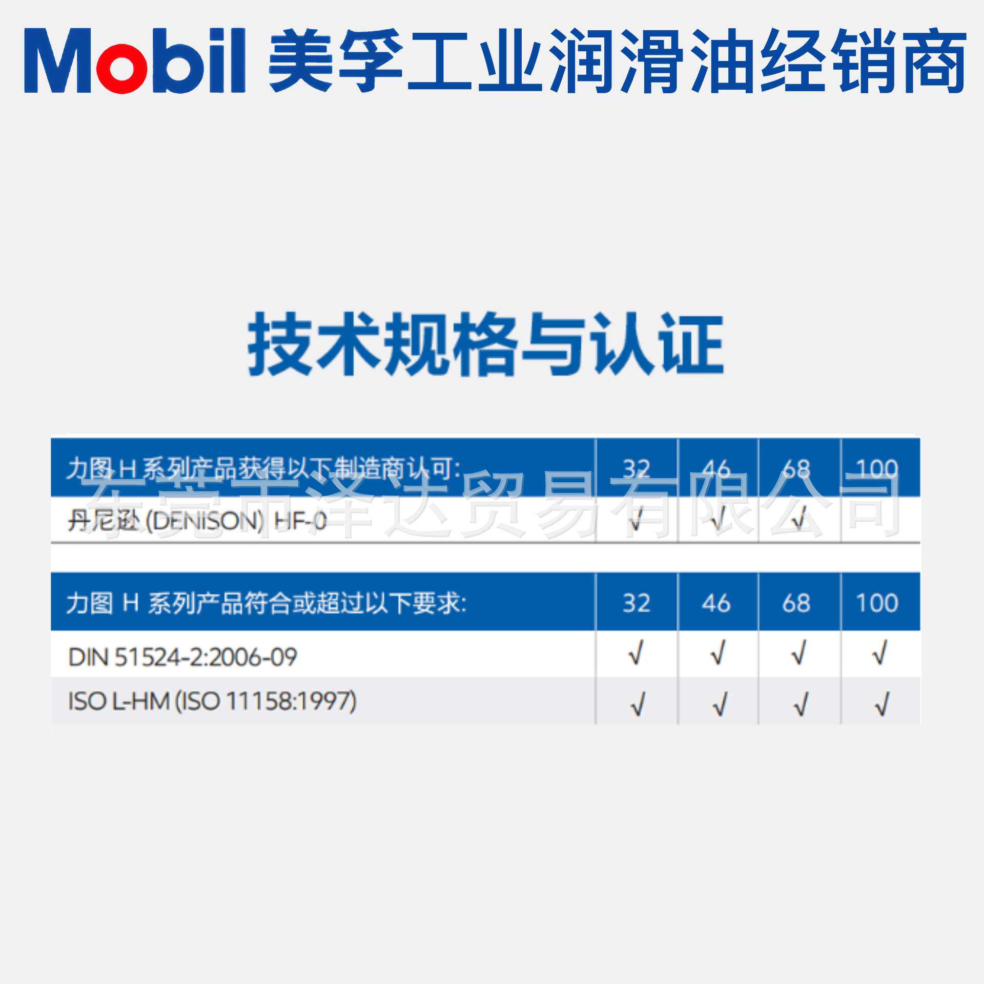 美孚抗磨液压油力图H46#68号适用铲车吊车叉车挖掘机18L大桶