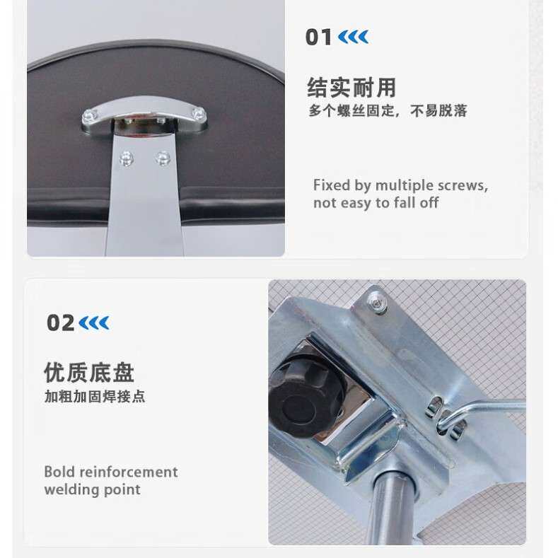 VLEN TQDZ55 防静电皮革椅子 PU车间旋转工作椅工厂凳 铝合金电镀