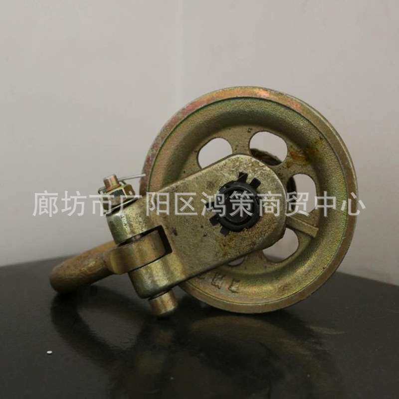 起吊滑轮单轮多点起吊滑车钢丝绳起重平衡滑车轻质铝质轮吊装滑子