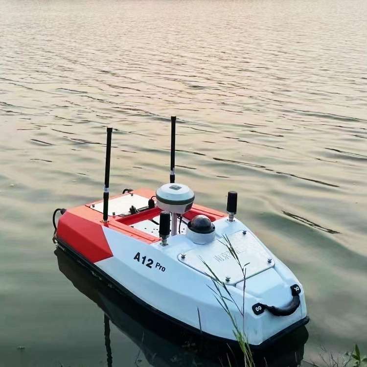 玻璃钢无人测绘船测量船碳纤维打窝船壳水域自动测深船体模型外壳